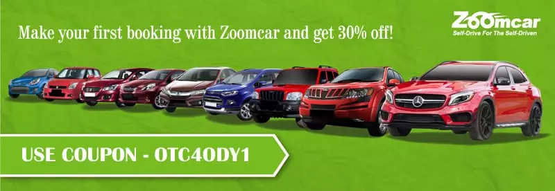 Get 30% Discount on Self Drive Car Rentals from Zoomcar