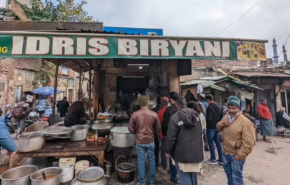 Idris ki Biryani, Raja Bazar